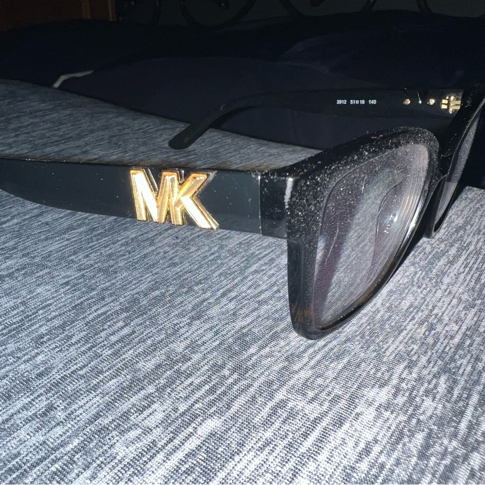 Michael Kors Black and Gold Women's Glasses